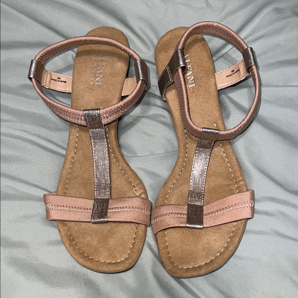 Alfani Pink and Taupe Sandals